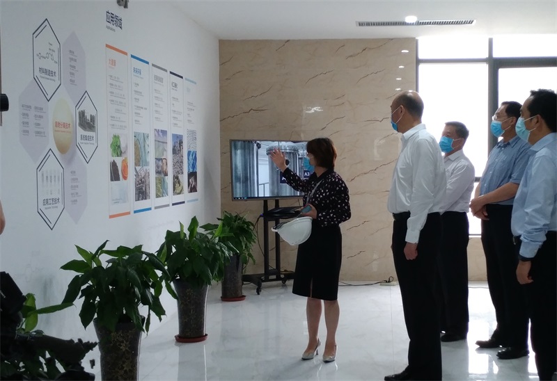 陕西省省长刘国中、西安市市长李明远一行调研高陵yp街机电子产业园